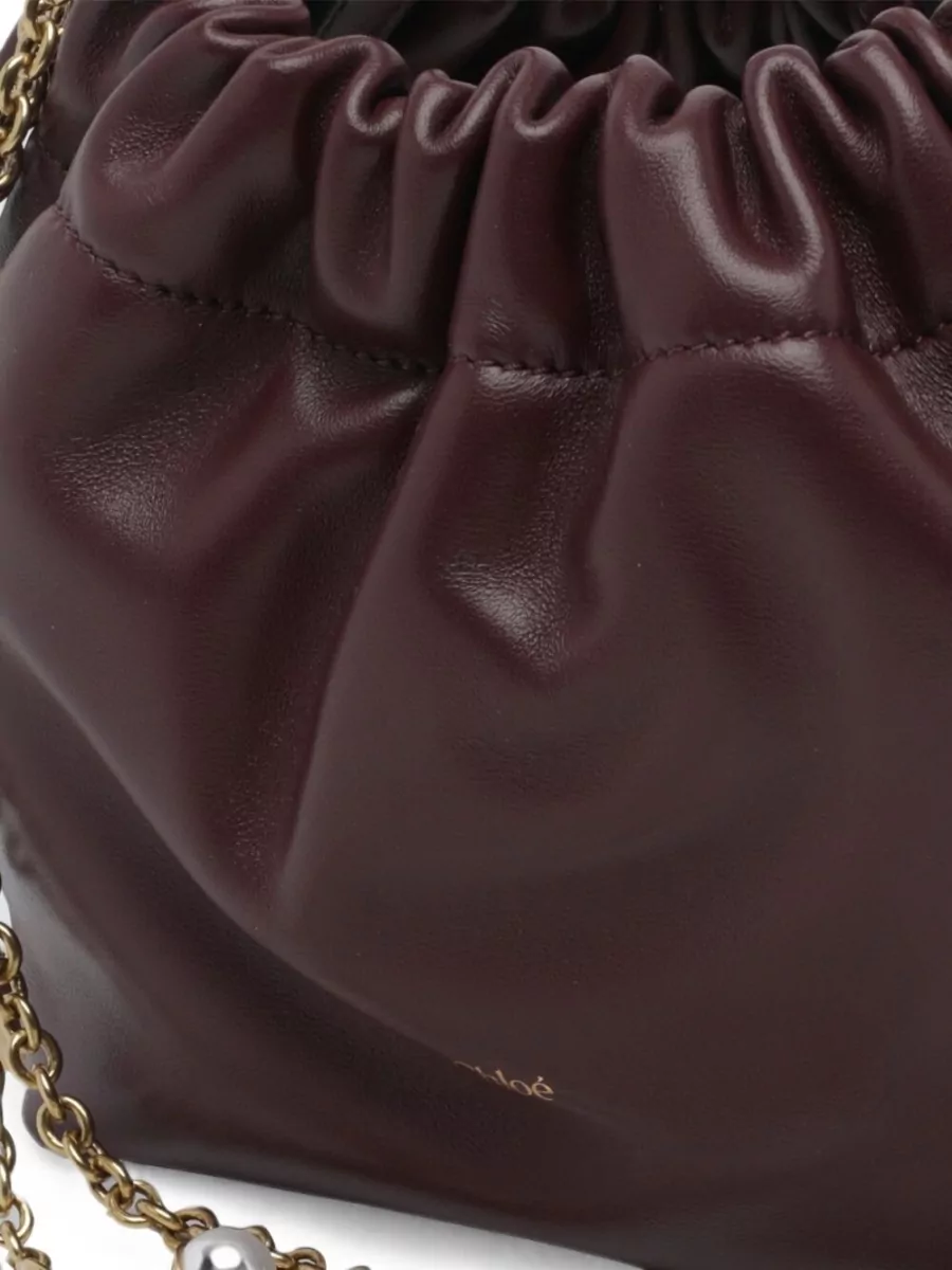 Chloé Chloé Icons Mini Leather Bucket Bag