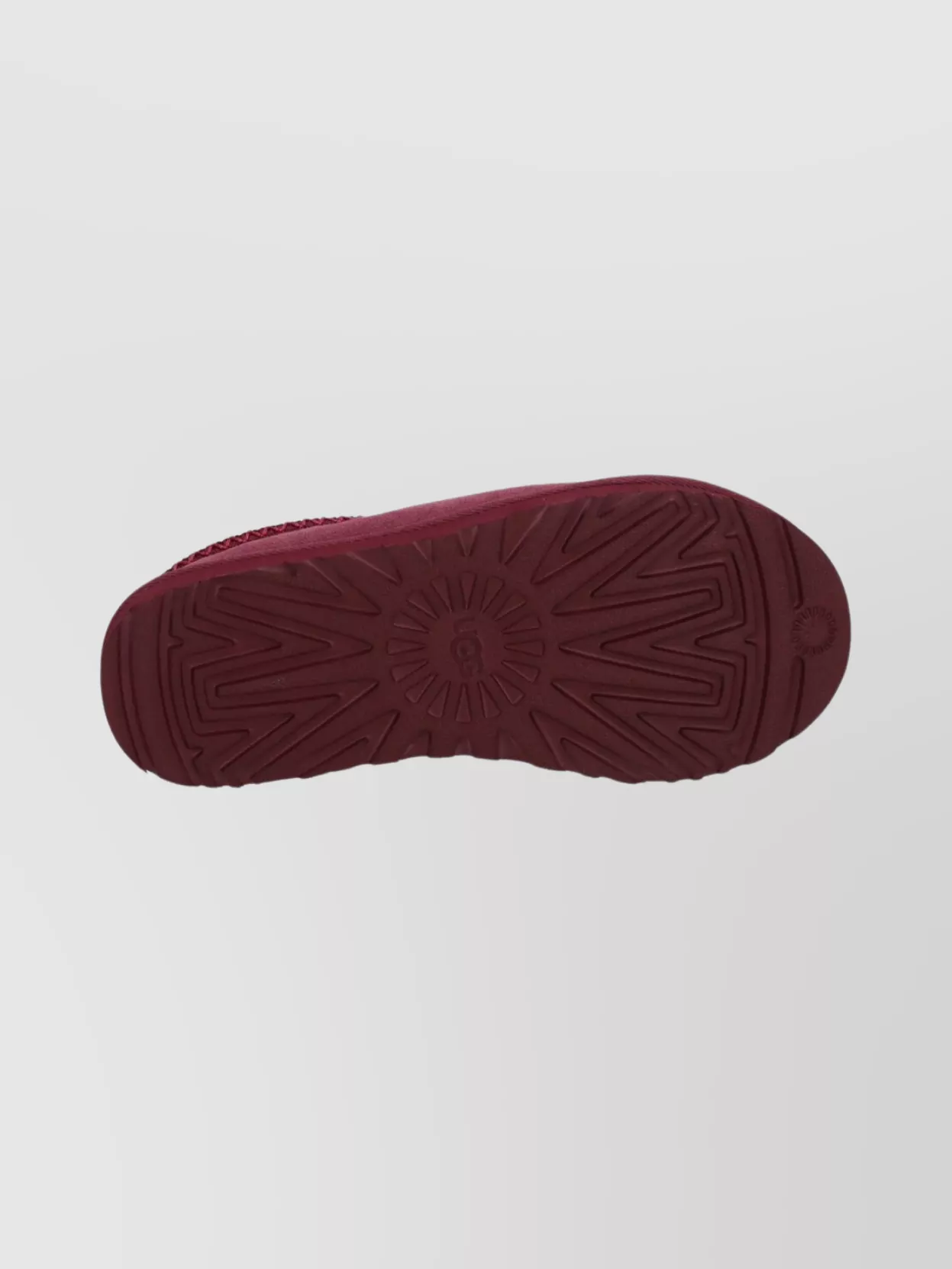 Ugg Embroidered Trim Flat Sole Round Toe Slippers
