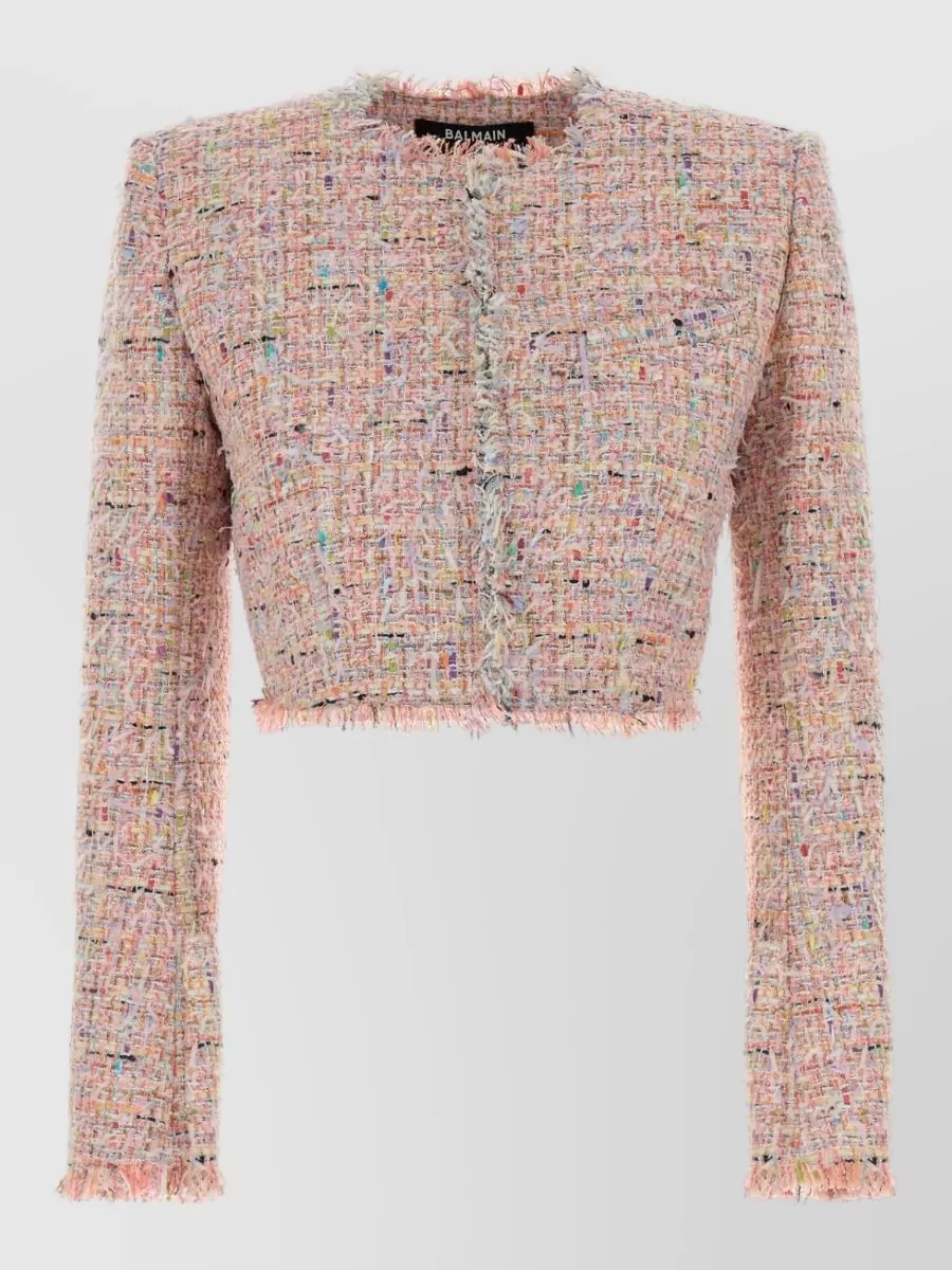 Balmain cropped tweed jacket