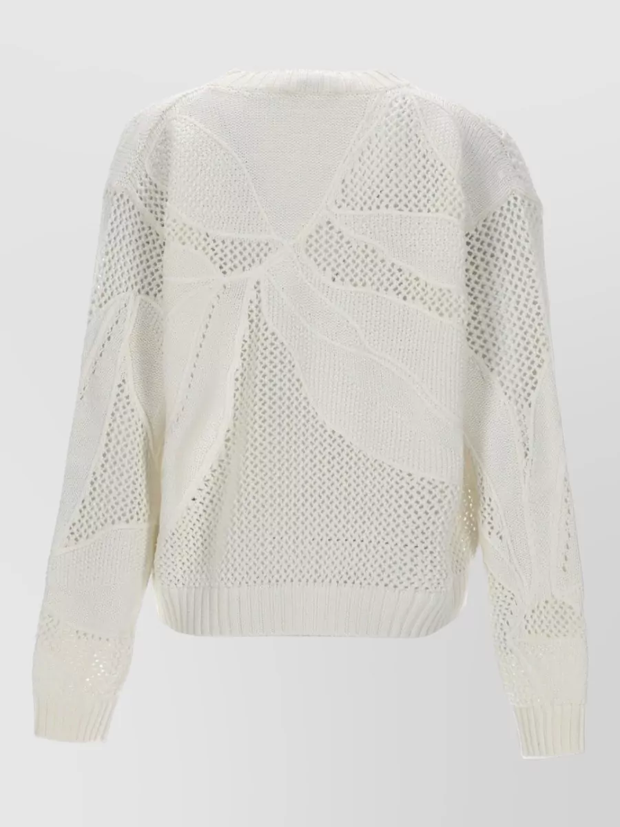 Max Mara Embroidered Cotton Sweatshirt