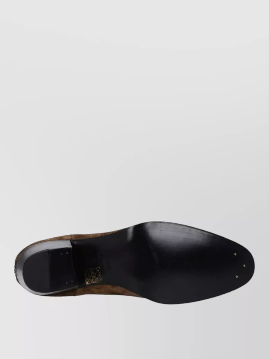 Celine Suede Leather Ankle Boots