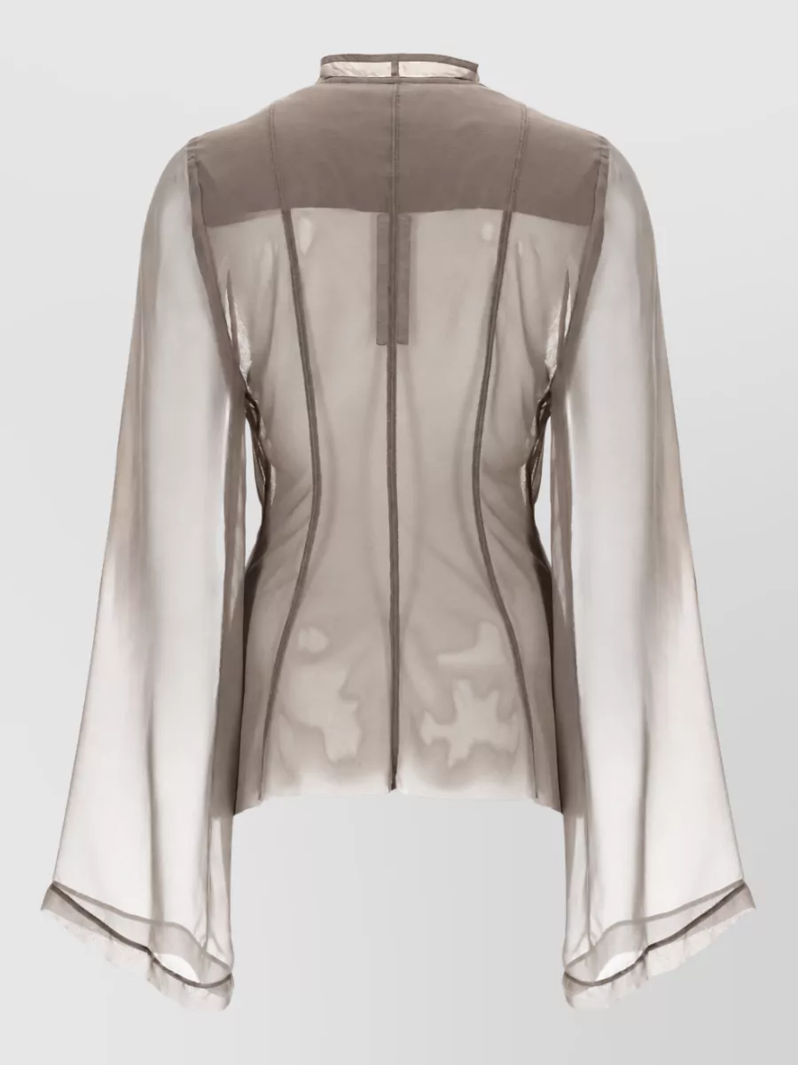 Rick Owens Single Breasted Jacket Asymmetric Layered Tailoring
