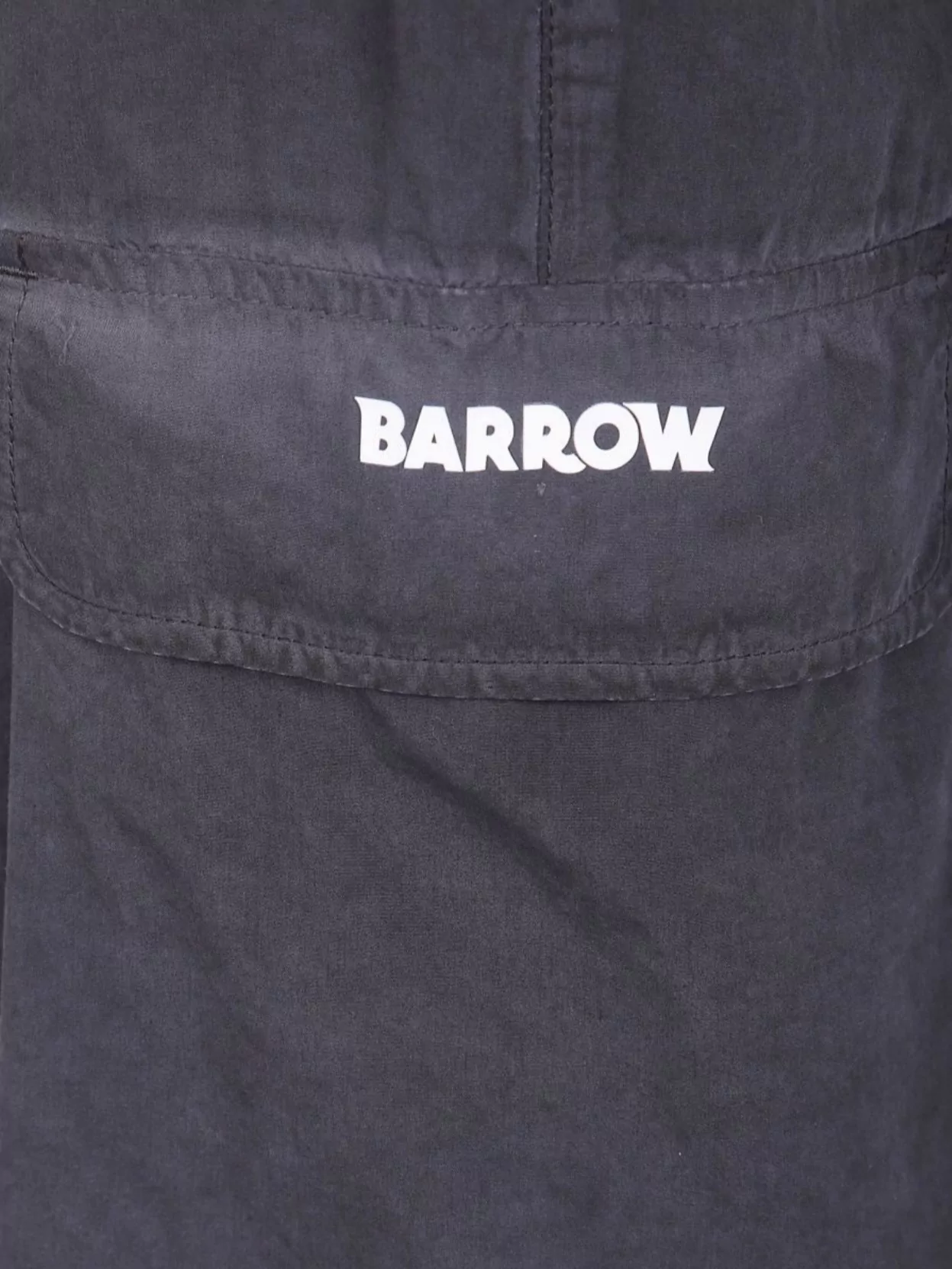 Barrow Unisex Cargo Trousers Drawstring Hem In Blue