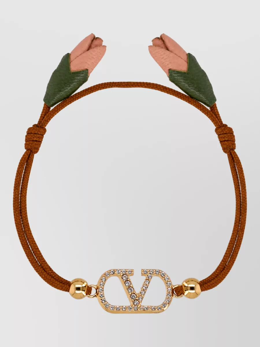 Valentino Garavani Polyester Logo Bracelet
