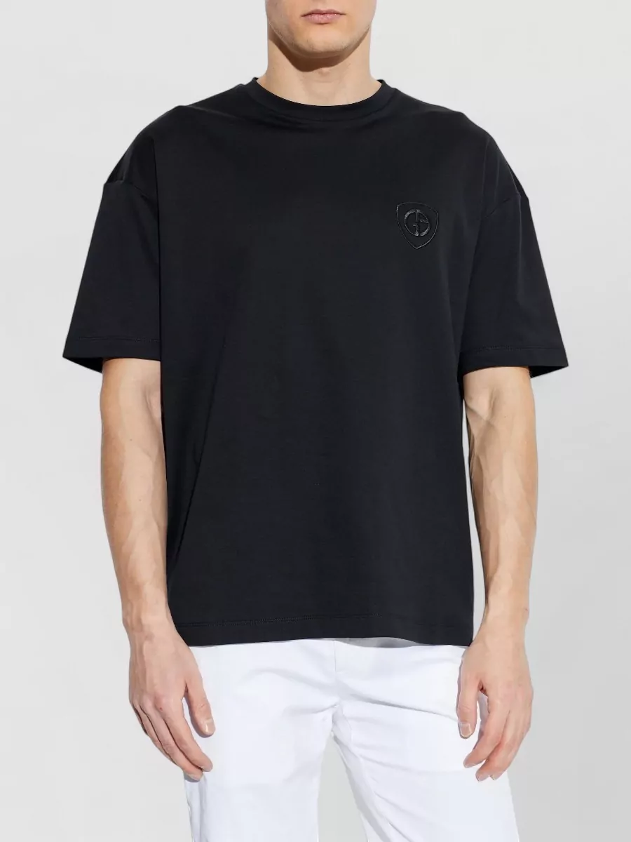 Giorgio Armani Mens Jersey Tshirt Crew Neck Short Sleeves