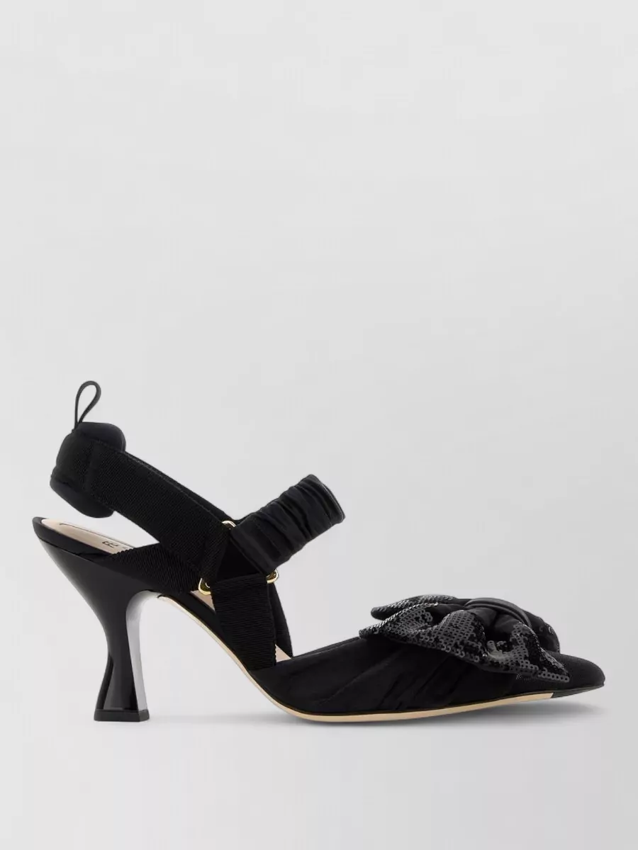 Fendi Heeled Shoes In Black