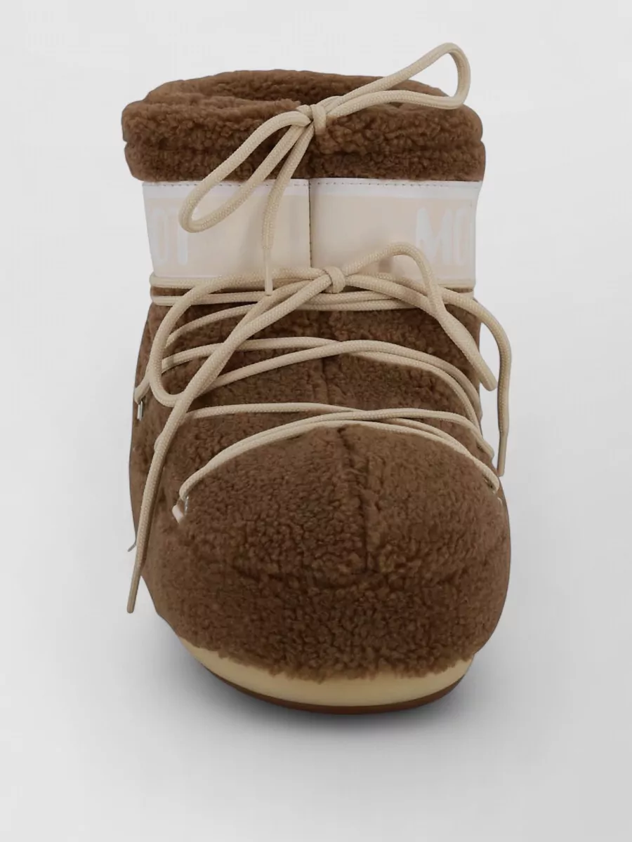 Moon Boot fleece ankle boots