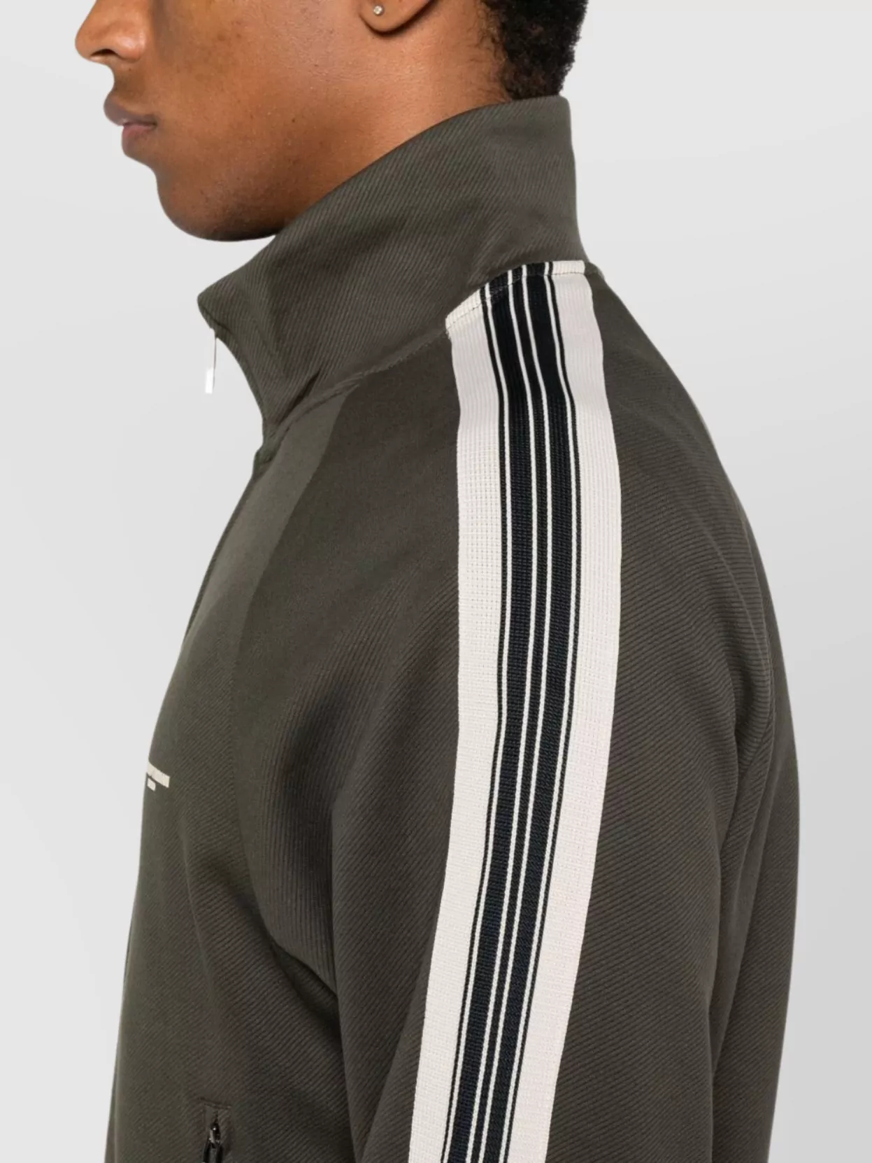Emporio Armani Logo Cotton Zipped Sweatshirt
