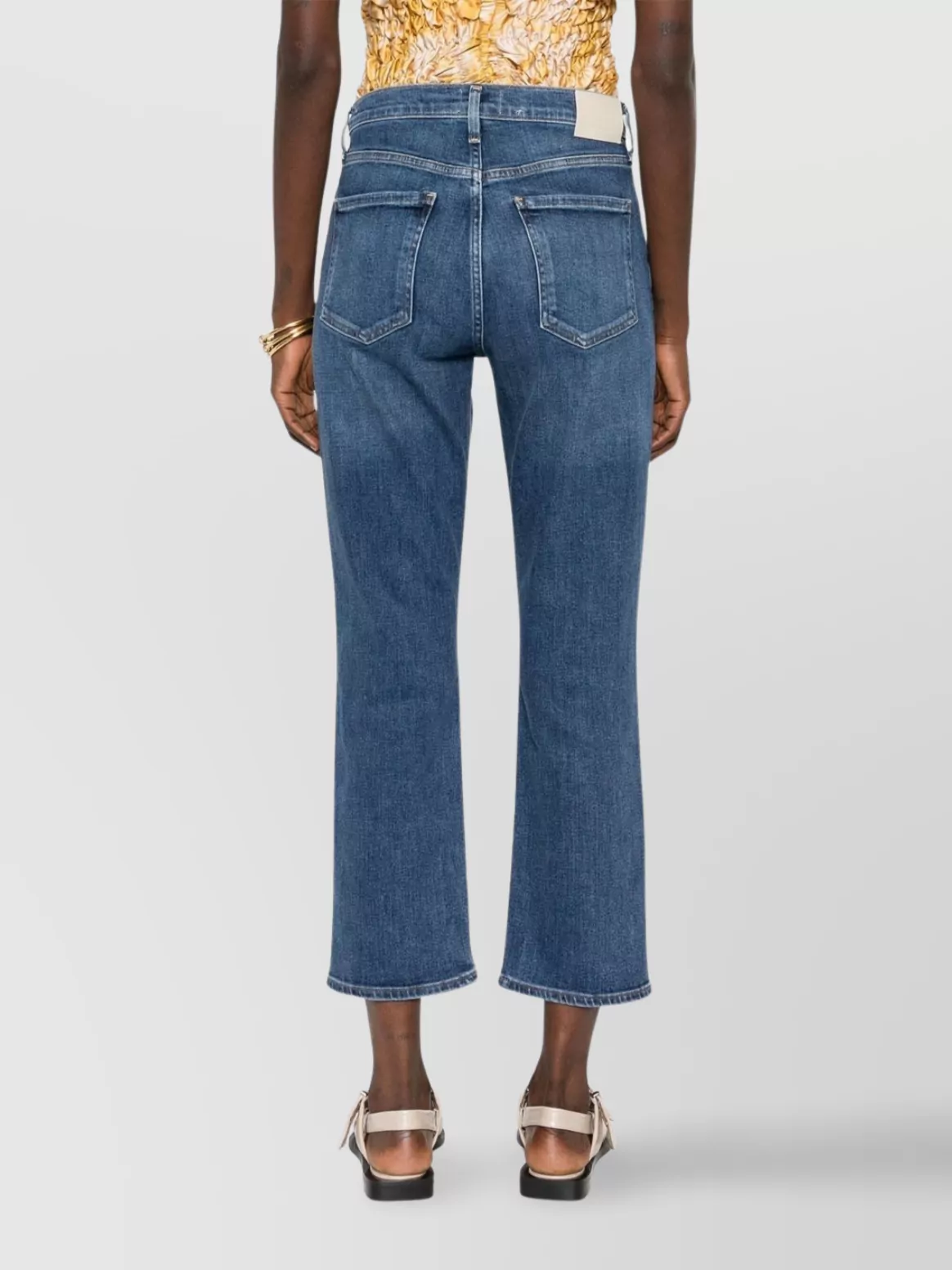 Citizens Of Humanity High-Rise Slim-Cut Jeans Belt Loops