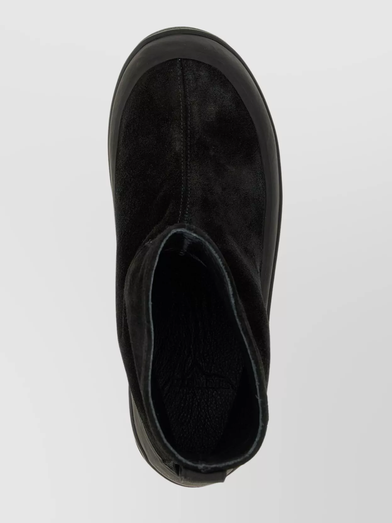 Stone Island Ankle Boot With Vibram Sole For Shock Absorption In Black