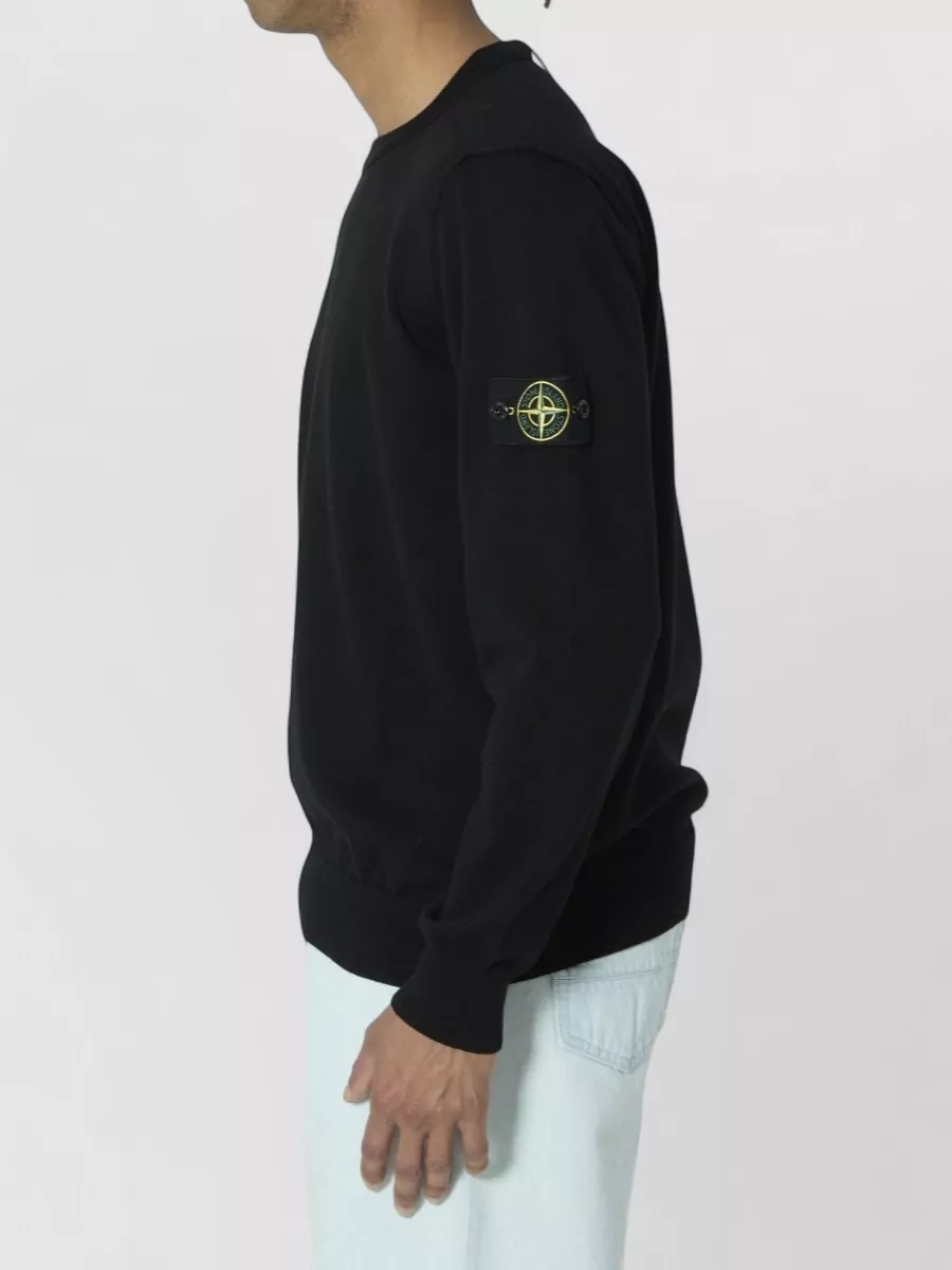 Stone Island Organic Cotton Regular-Fit Long-Sleeve Sweater