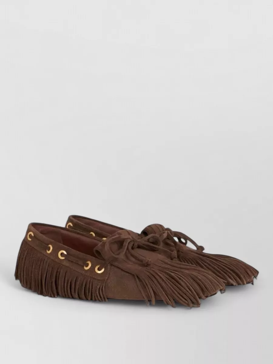 Etro suede leather loafers