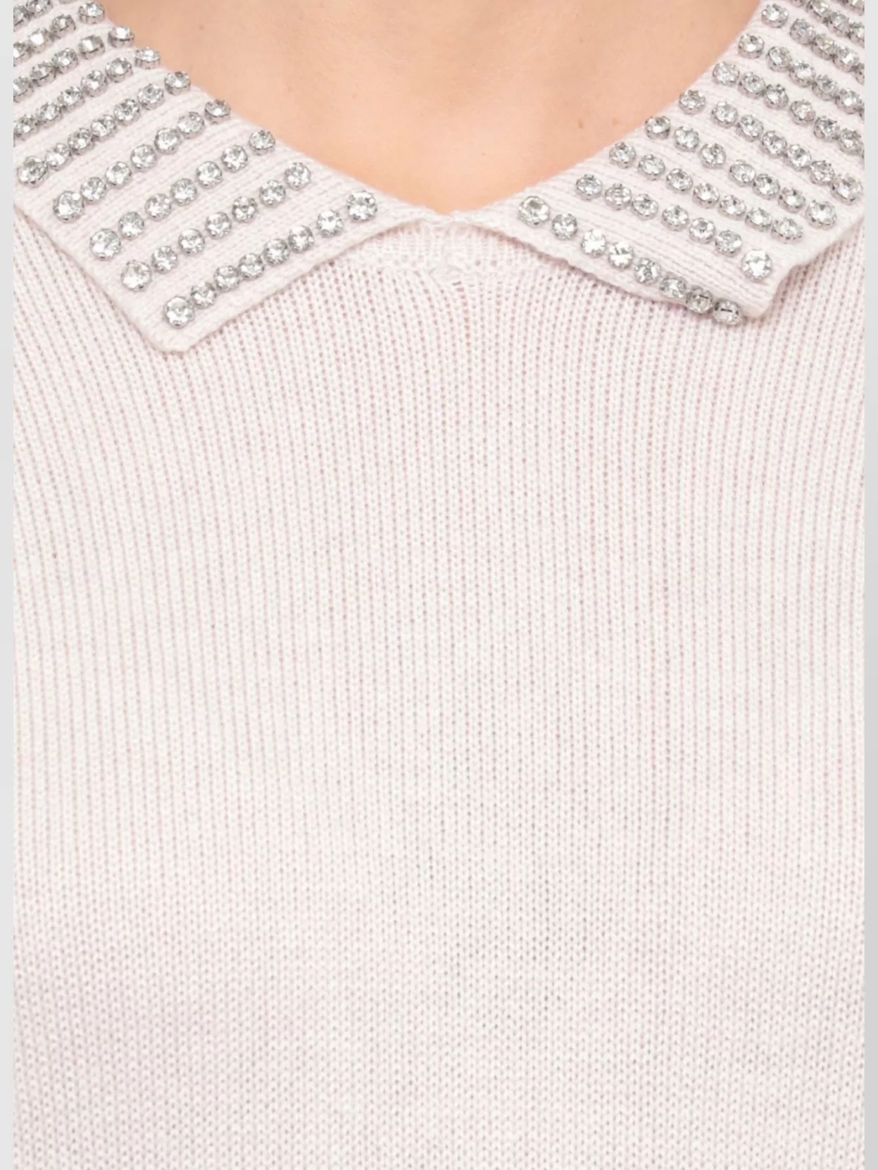 Pinko Knitwear Crewneck Embellished Collar