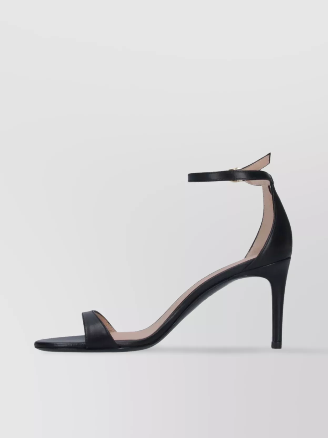 Stuart Weitzman Heel Buckle Open Toe Sandals