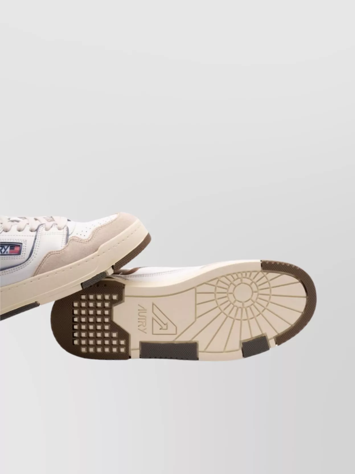 Autry Man Chunky Sole Sneakers With Perforated Toe