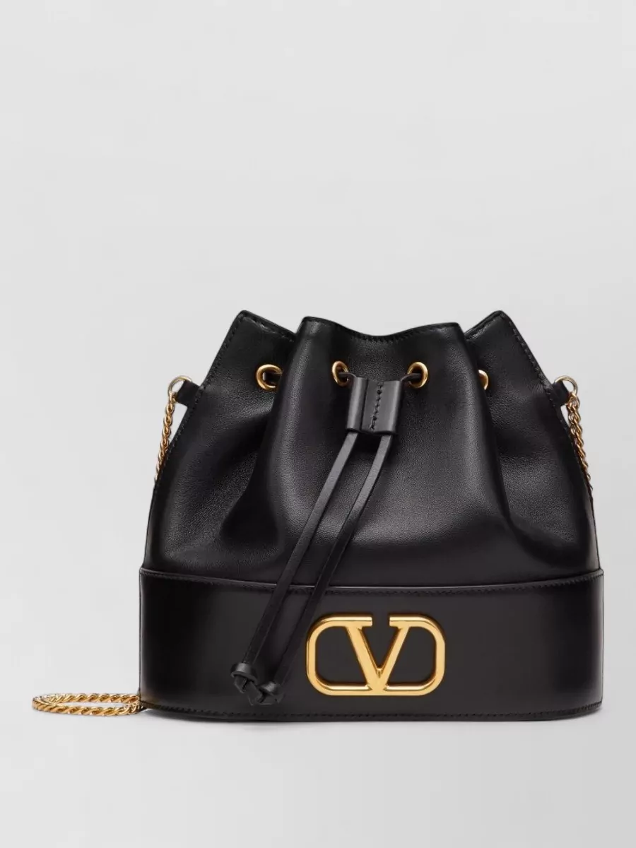 Valentino Garavani vlogo signature mini leather bucket bag