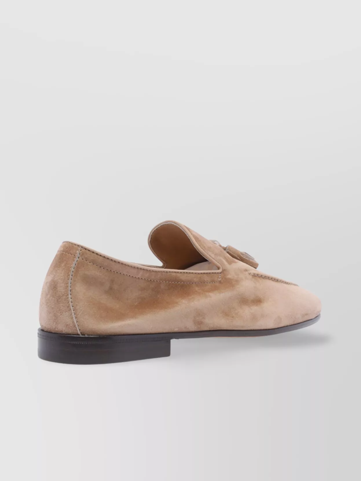 Brunello Cucinelli Suede Penny Loafers Tassel Detail