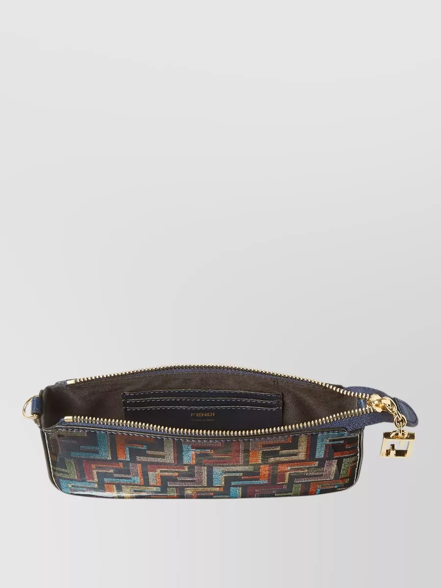 Fendi Shoulder Bag Baguette Pouch Chain Strap