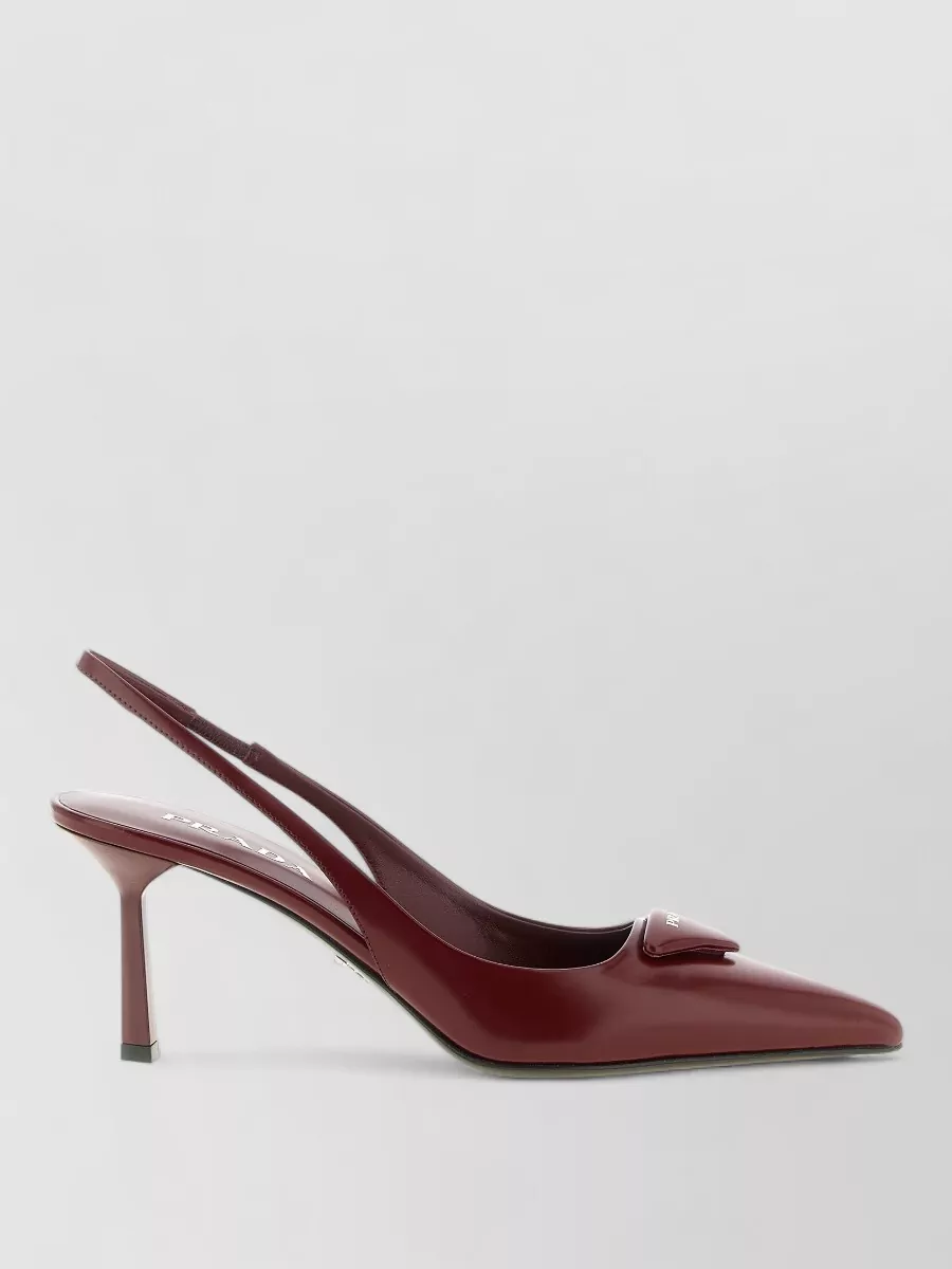 Prada Leather Slingback Pumps