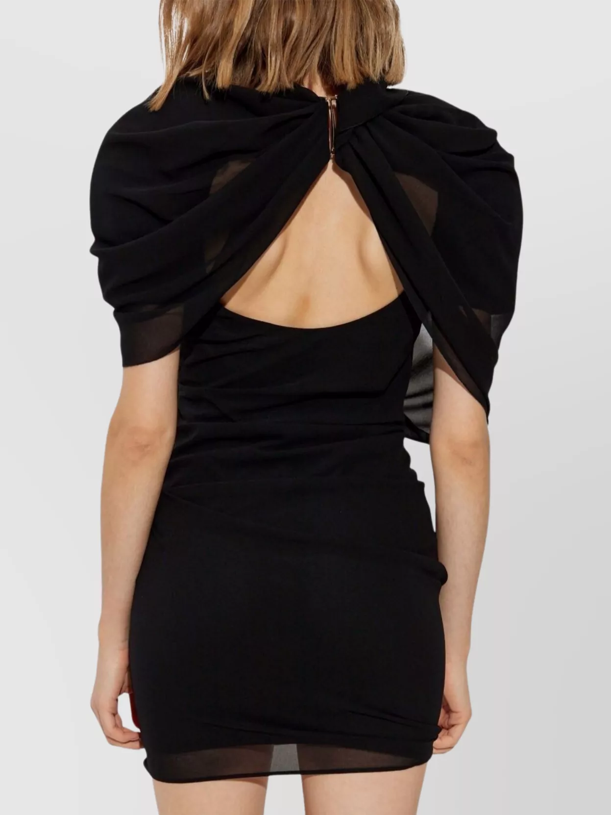 Jacquemus The Castagna Draped Mini Dress