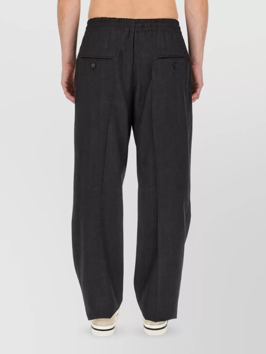 Isabel Marant Virgin Wool Straight-Leg Trousers