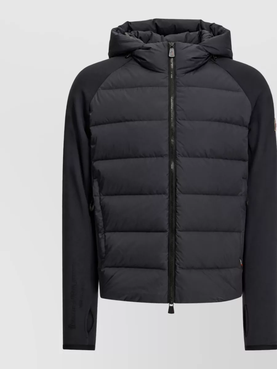 Moncler Grenoble Down Hooded Zip-Up Jacket