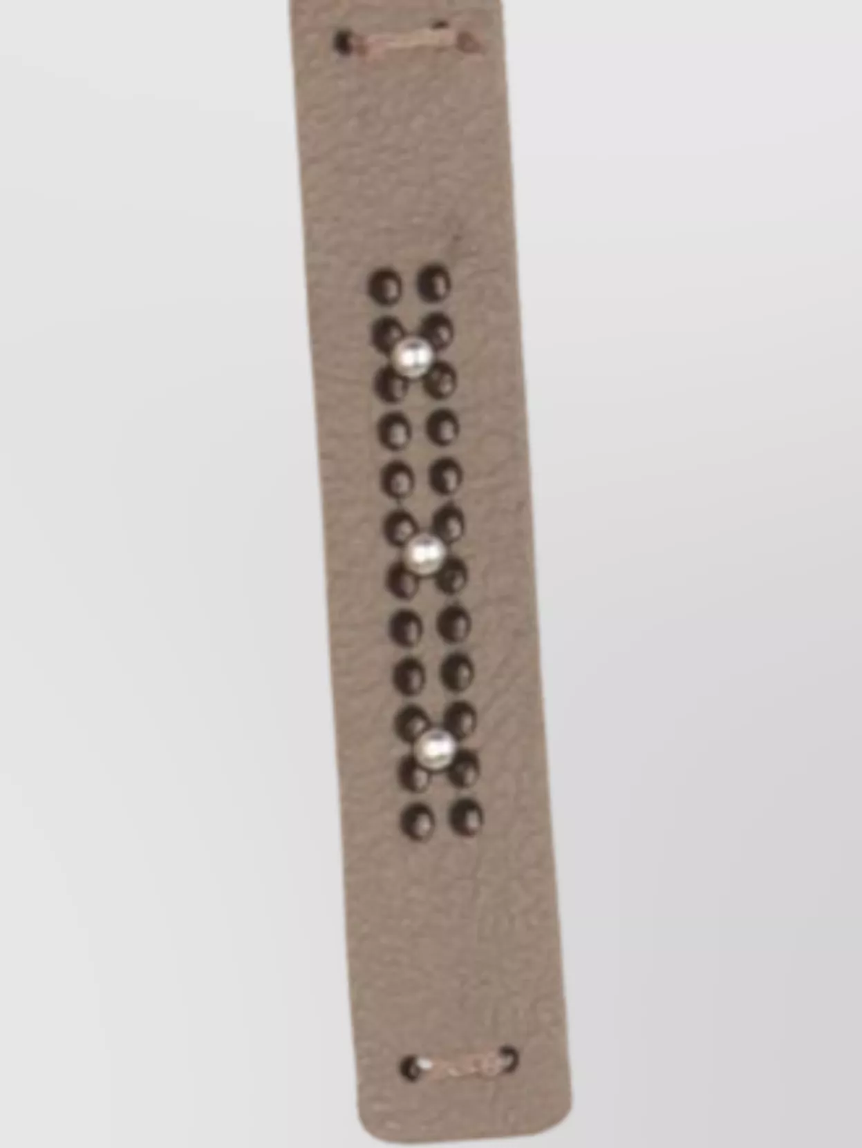 Peserico Linen Blend High Waist Shorts With Leather Detail