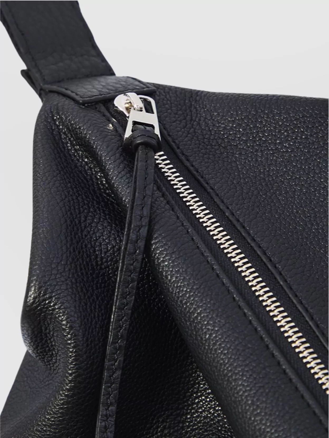 Loewe Cubi Leather Crossbody Bag