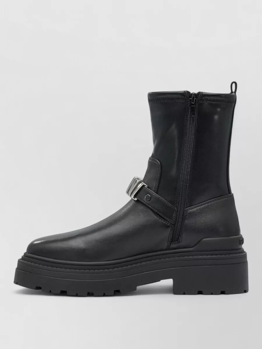 Pinko Leather Ankle Boots