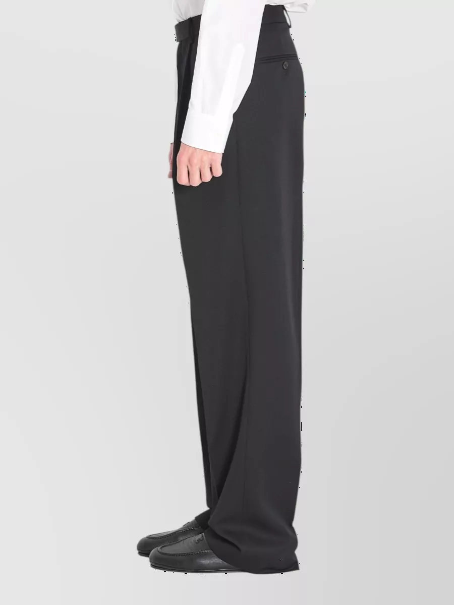 Celine Wool High-Rise Straight-Leg Trousers