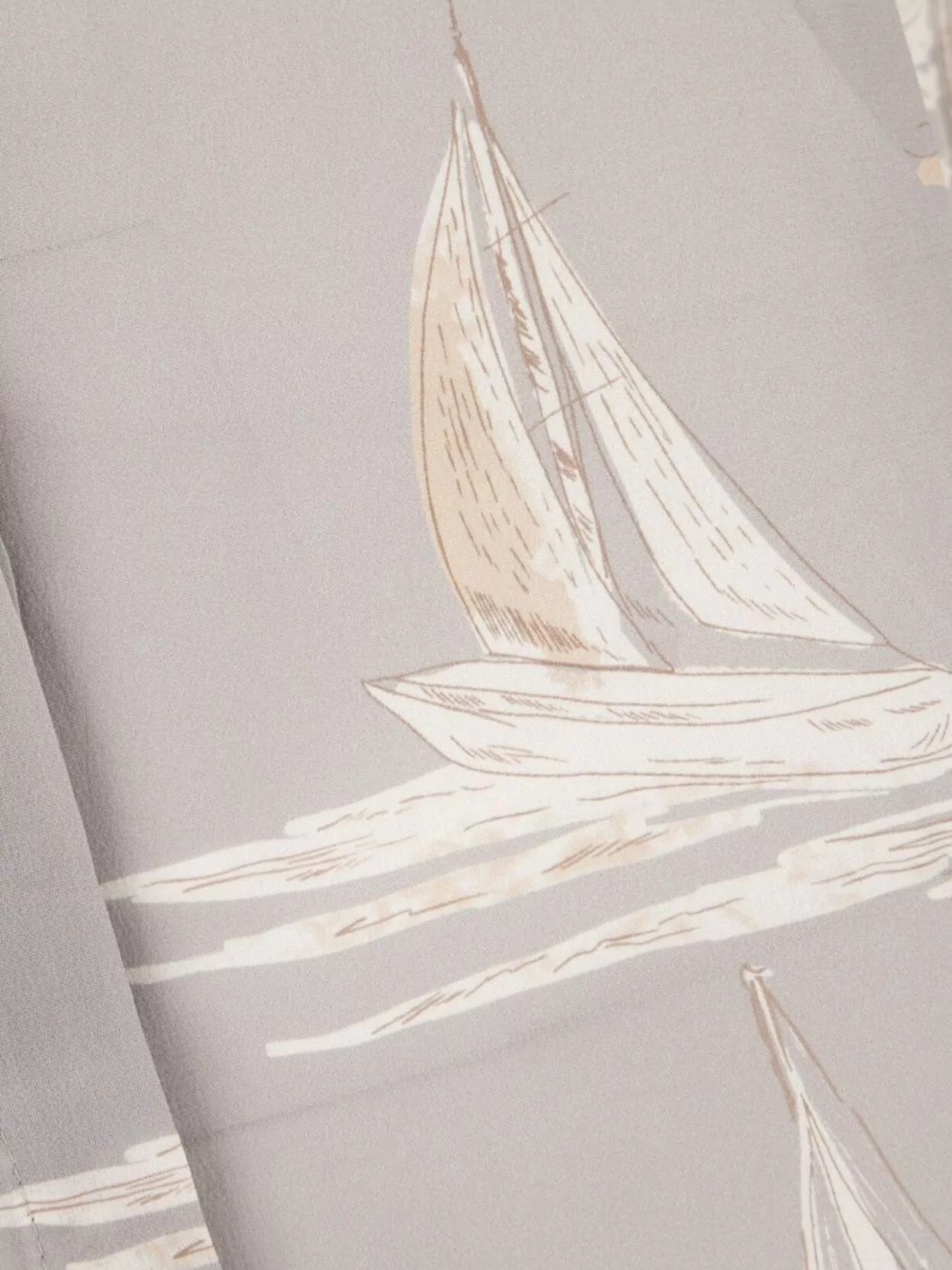 's Max Mara Nautical Print Silk Shirt In Neutral