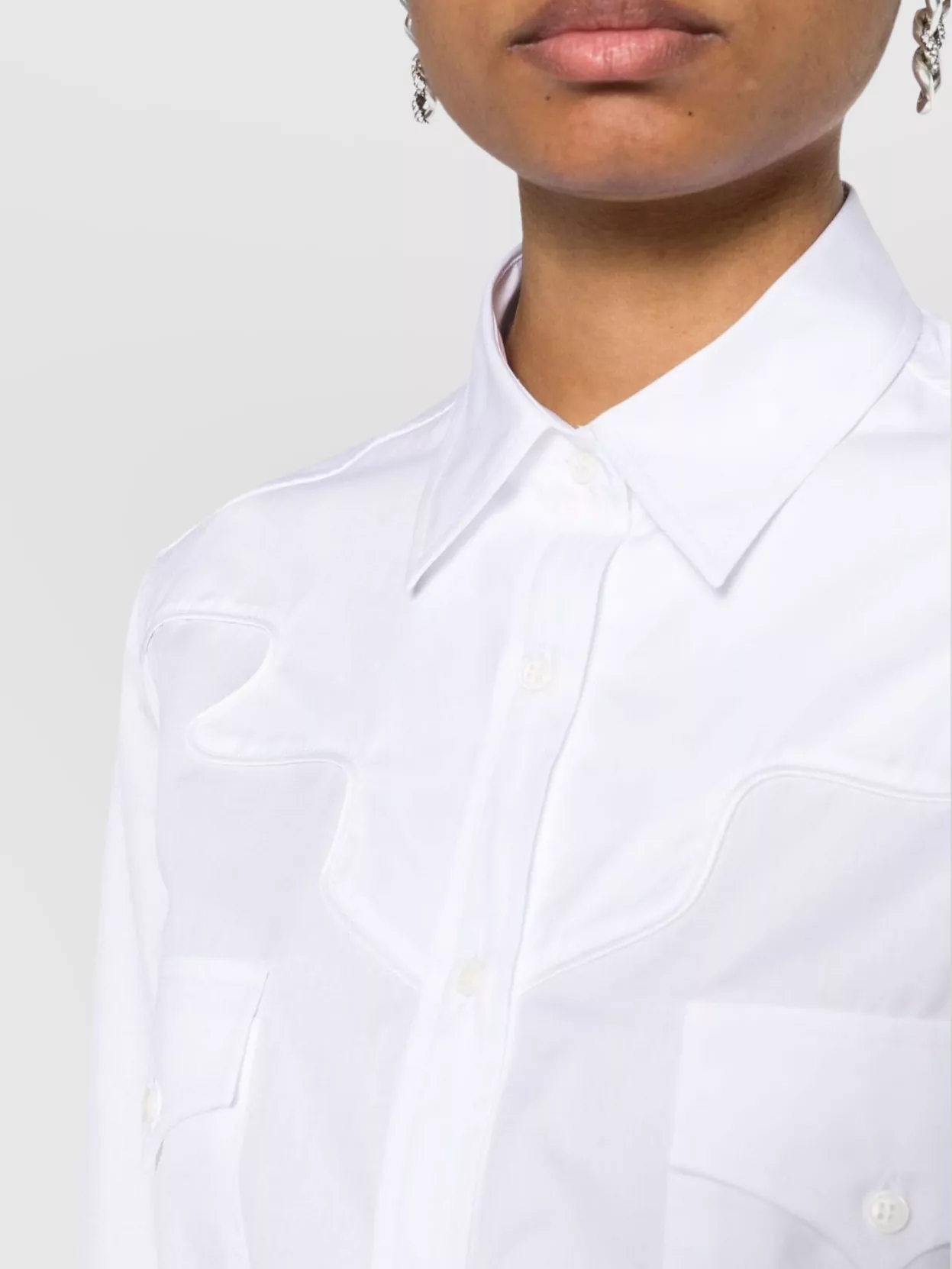 Ermanno Scervino Shirt With Chest Pockets And Western Yoke Detail