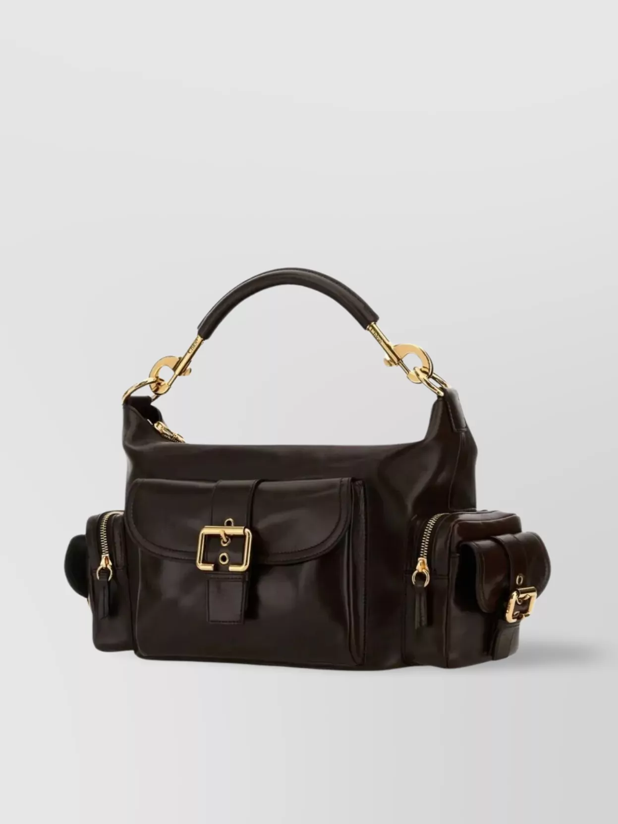 Chloé Top Handle Bag With Buckle Detail