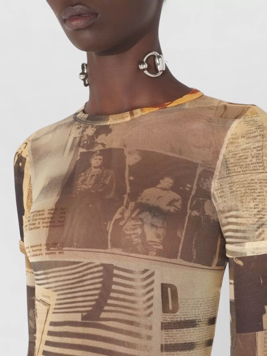 Jean Paul Gaultier Printed Top