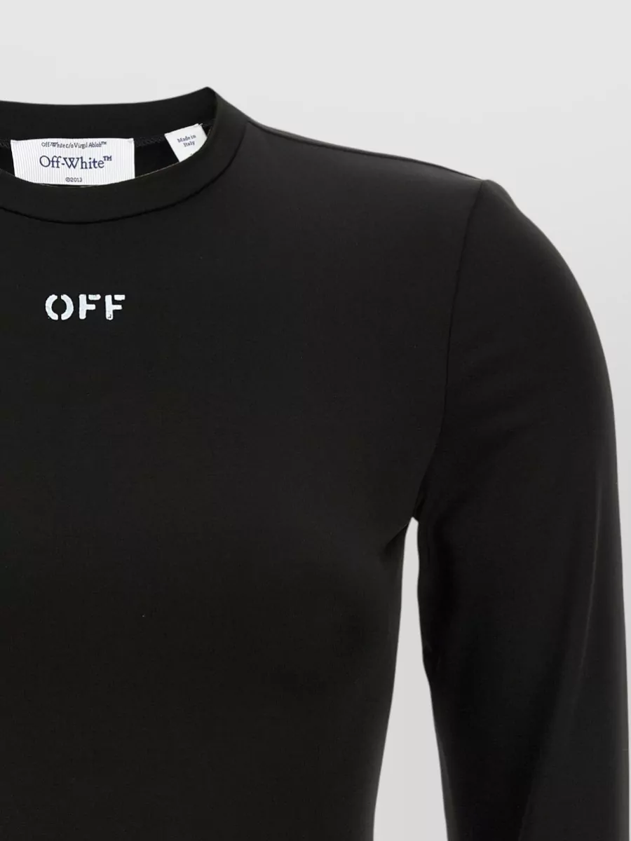 Off-White Second Skin Knit Sweater Crew Neck