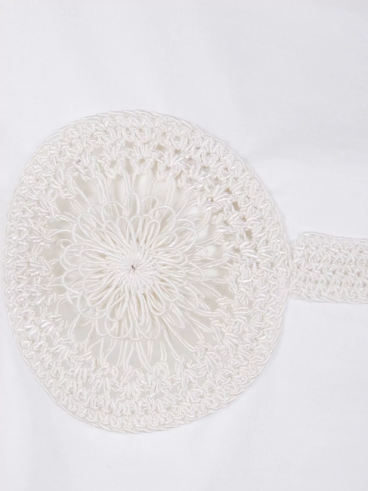 Magda Butrym Short Sleeve Cropped Top With Crochet Detail