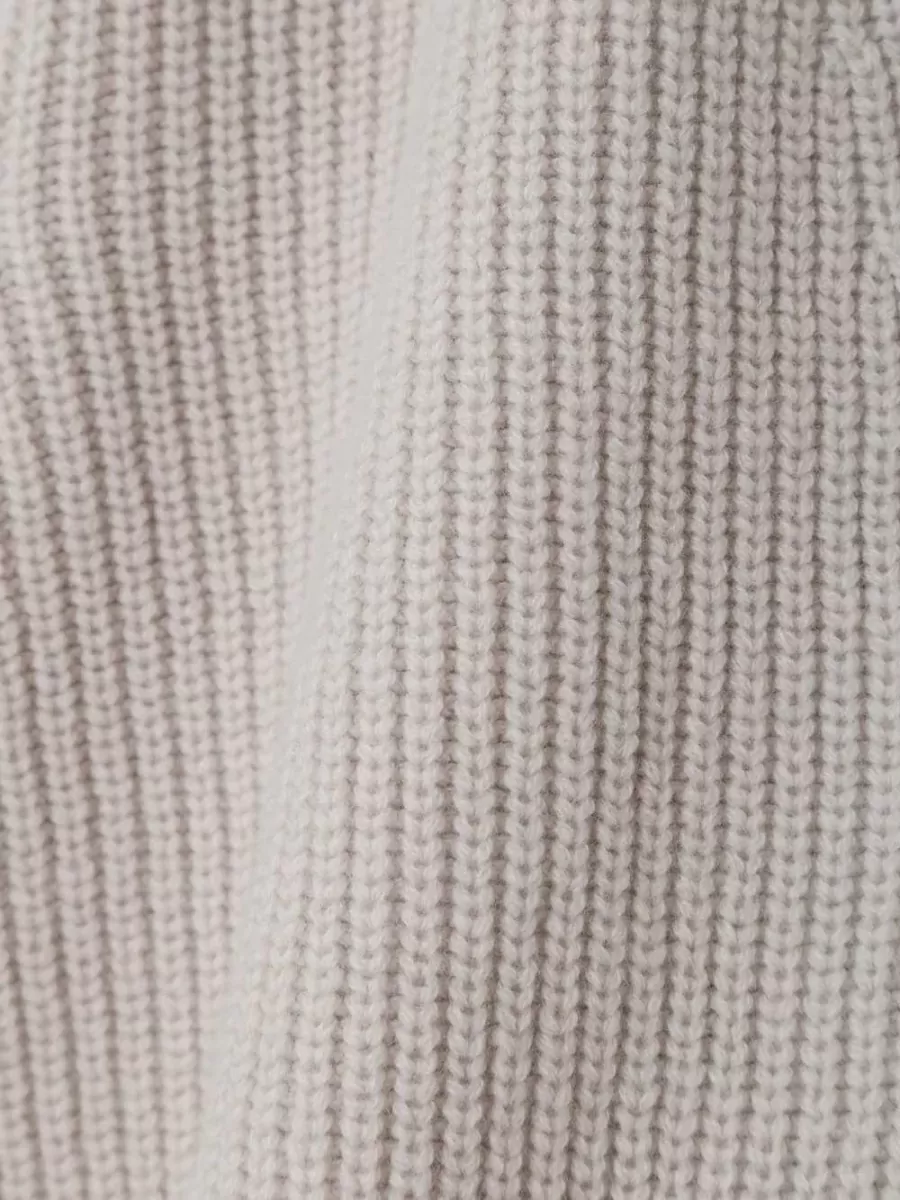 Lardini Wool Cashmere Ribbed V-Neck Cardigan