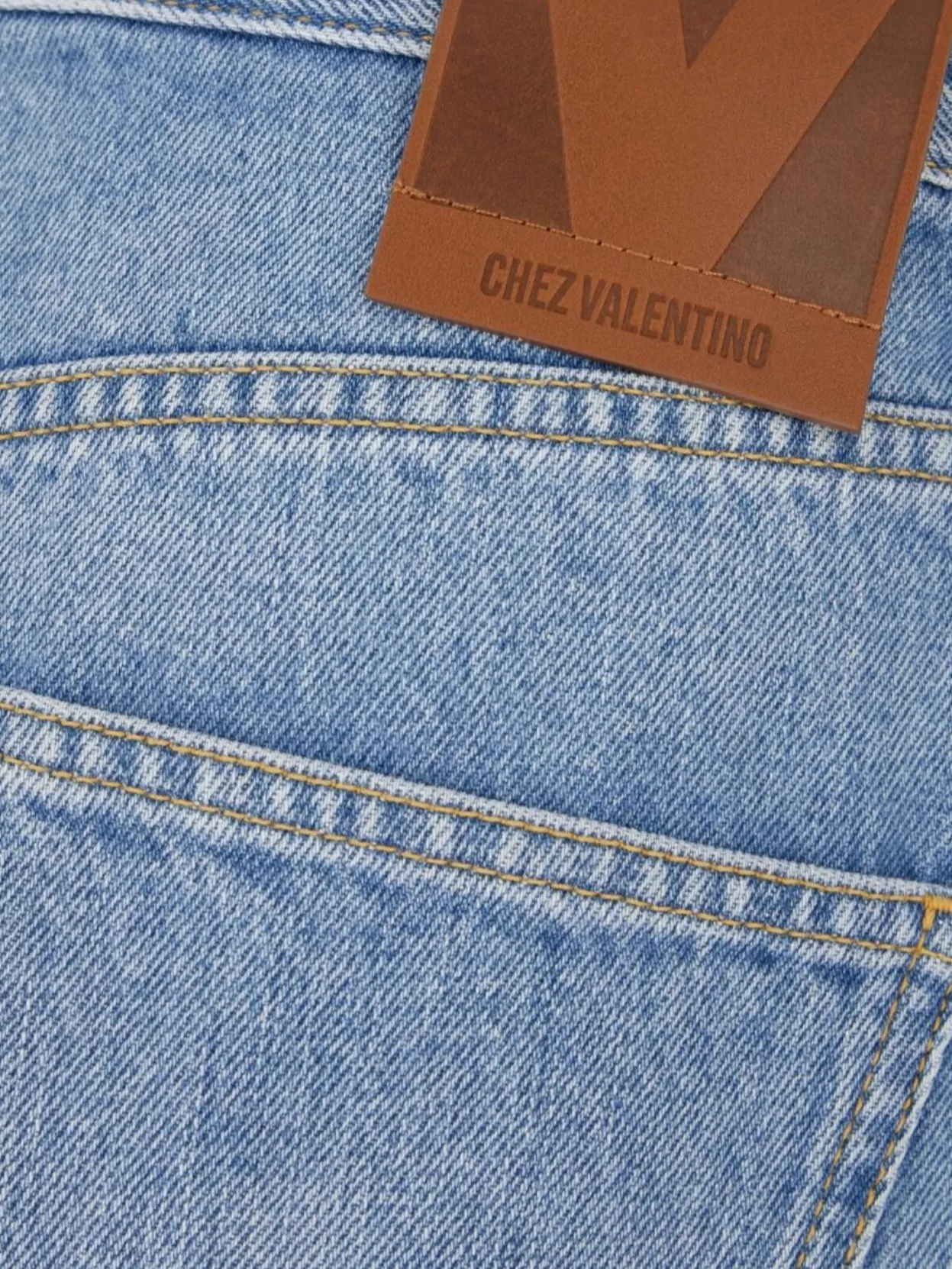 Valentino Garavani Light Wash Denim Jeans
