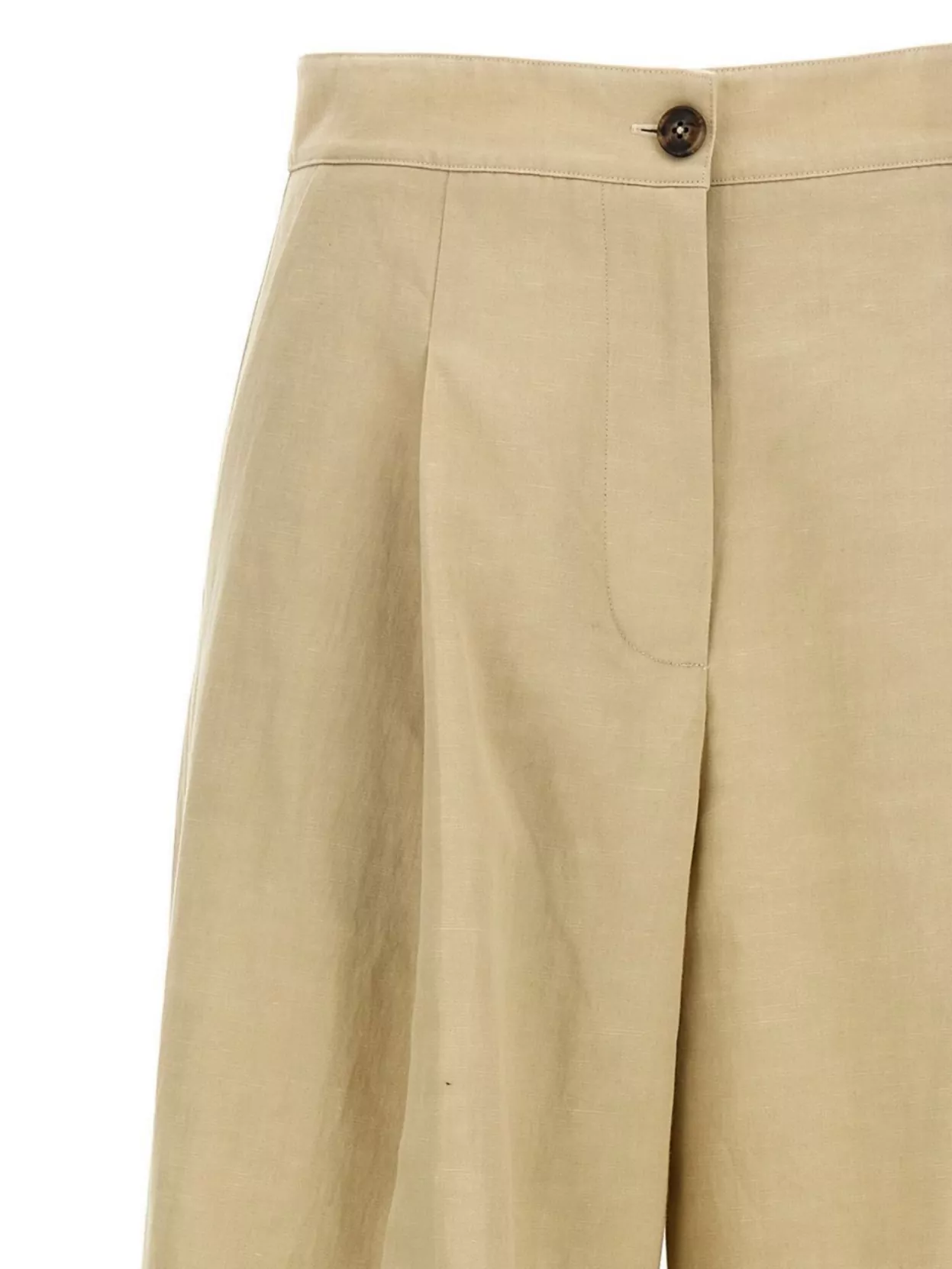 Yves Salomon Women Linen Trousers