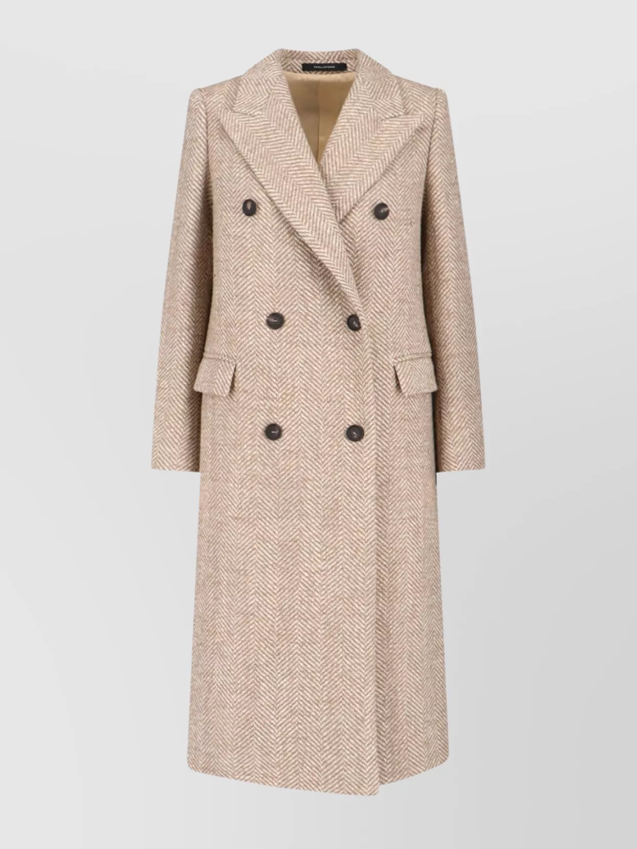 Tagliatore Versatile Jacket With Flap Pockets And Vents In Brown