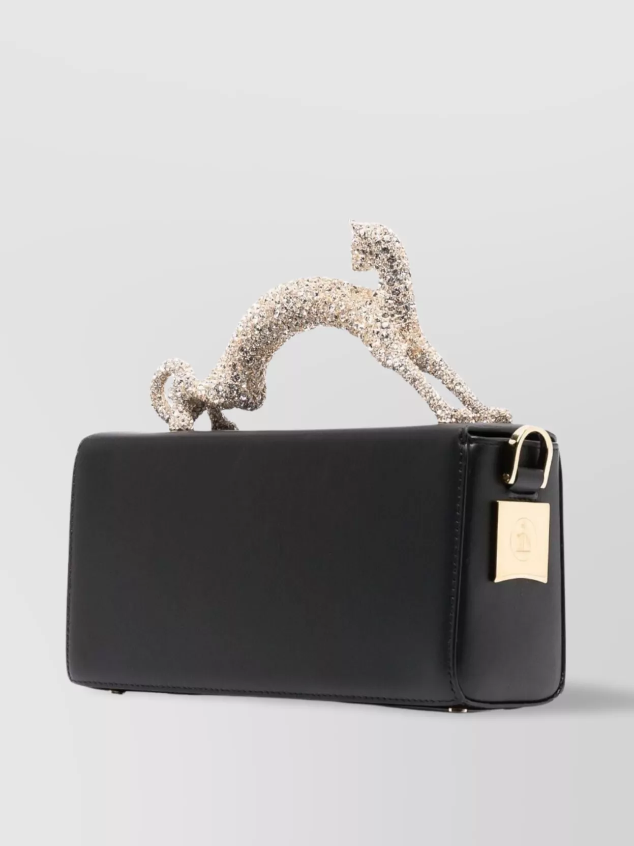 Lanvin Embellished Buckle Clutch Bag