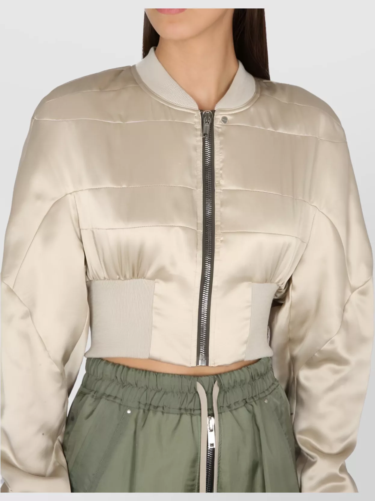 Rick Owens Cropped Padded Flight Jacket