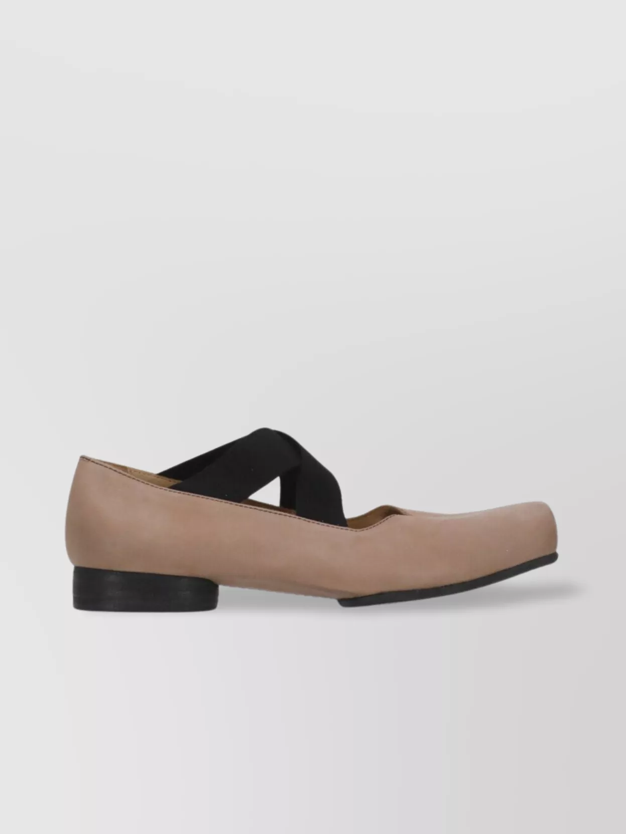 Uma Wang Ballet Lace-Up Shoes Squared Toe