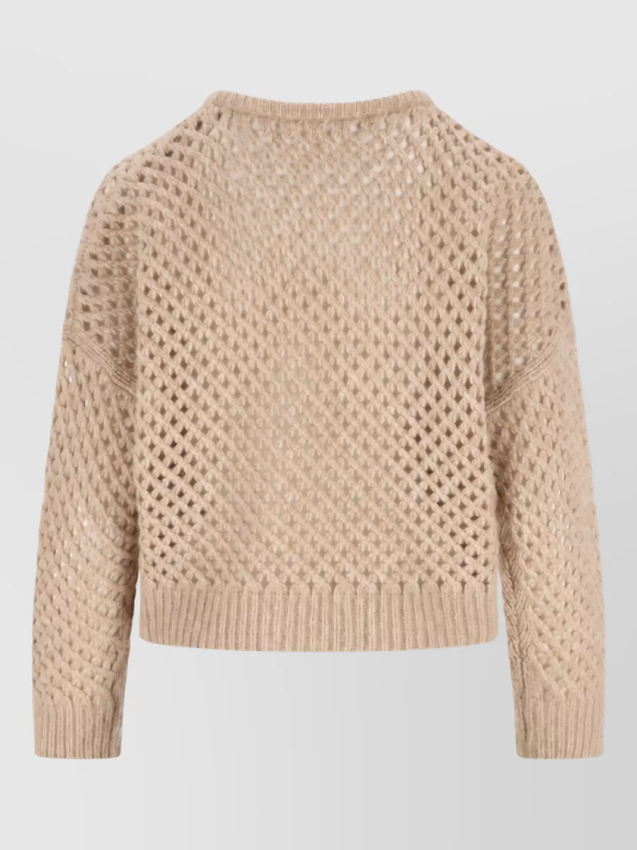 Max Mara Cashmere Silk Crewneck Sweatshirt