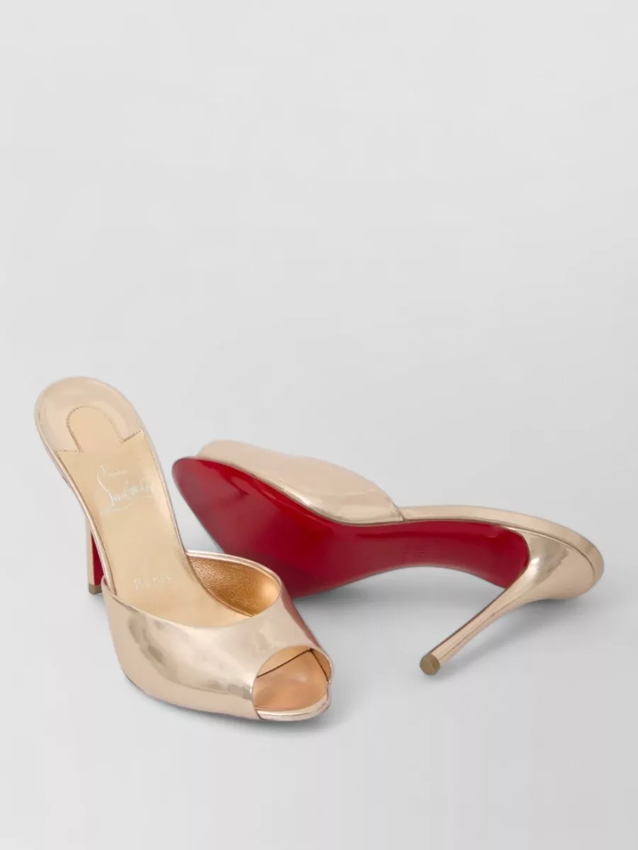 Christian Louboutin Leather Mule Sandals