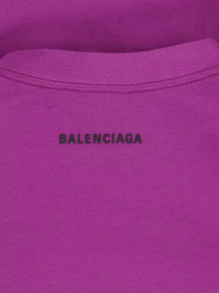 Balenciaga Fine-Jersey Asymmetric Knotted Long-Sleeve T-Shirt