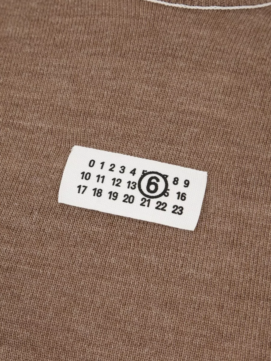 Mm6 Maison Margiela Wool Blend Sweatshirt