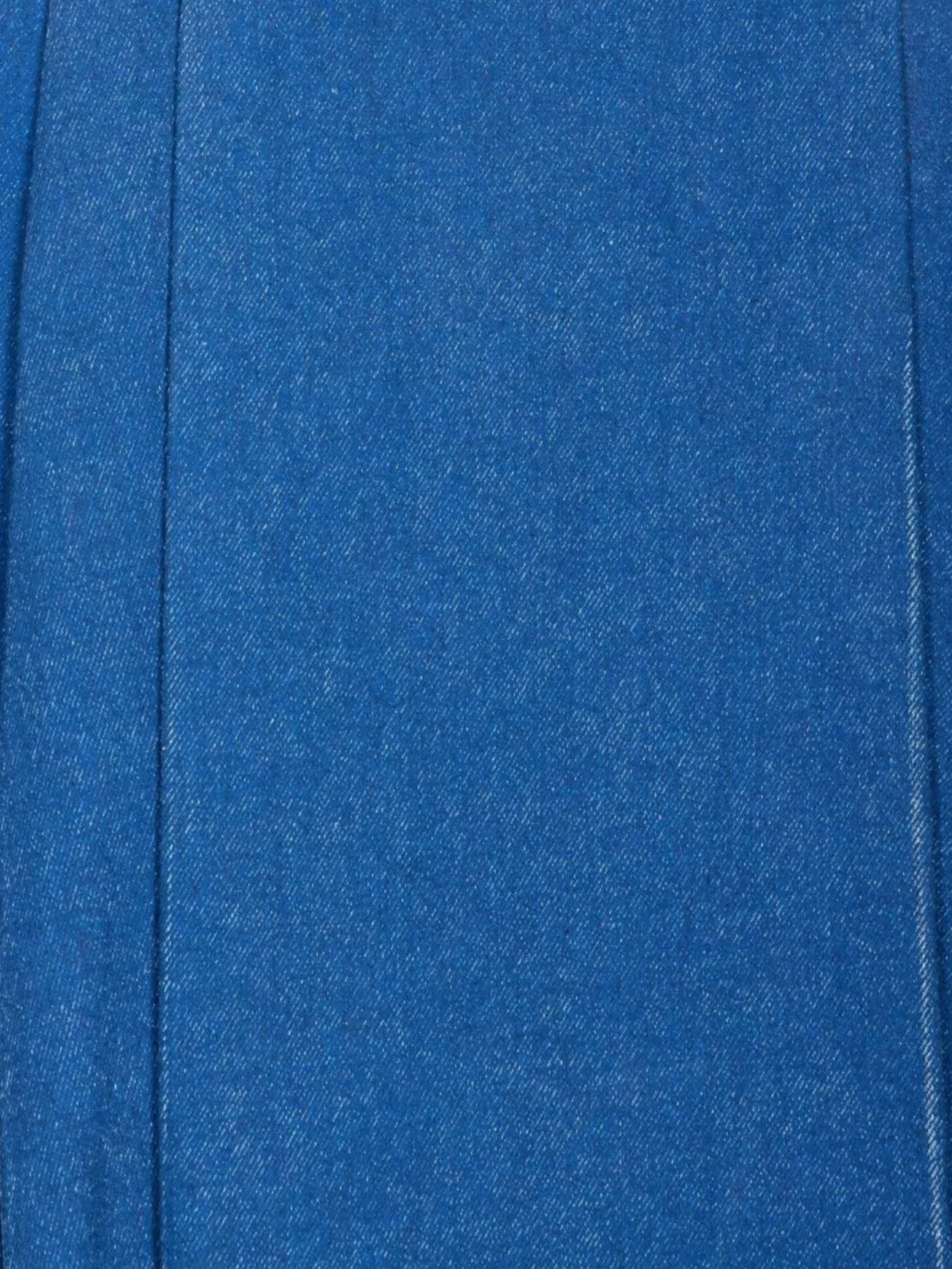 Marni Denim High Waist Midi Skirt With Pleated Detail