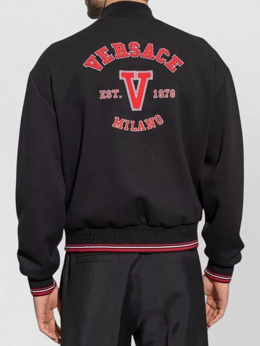 Versace Virgin Wool Bomber Jacket