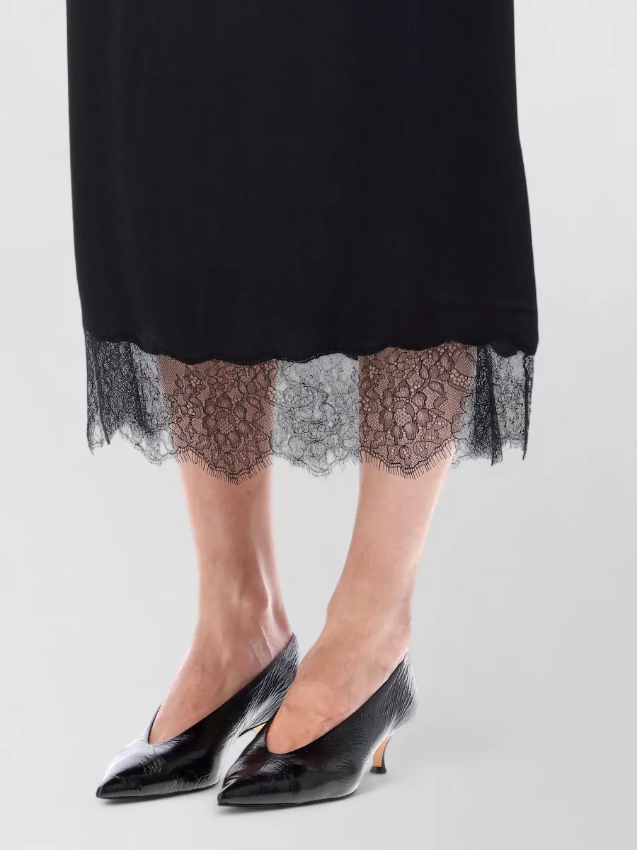 Anine Bing Silk Midi Skirt